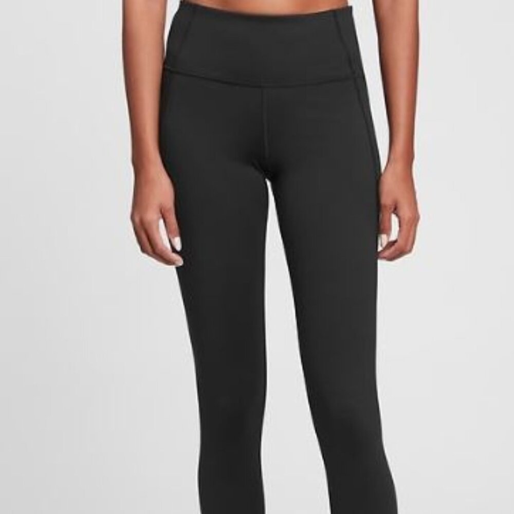 GAP FIT high rise power leggings, Black, M